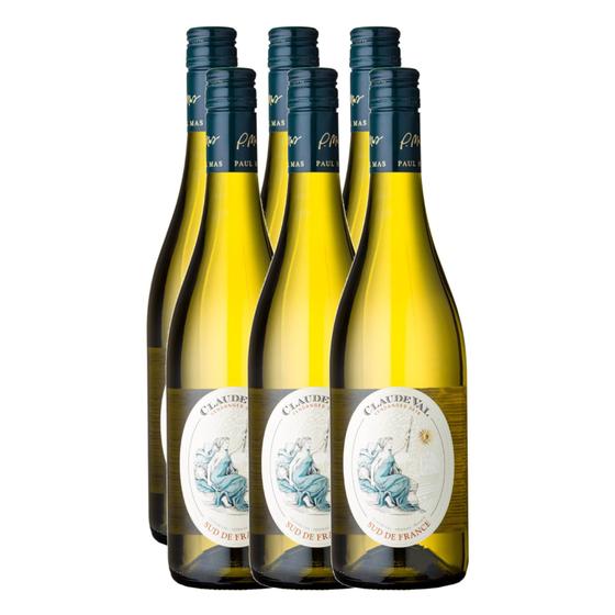 Imagem de Vinho Frances Claude Val Paul Mas Branco 750ml Kit 6 Und