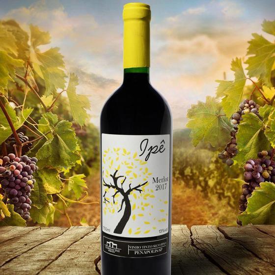 Imagem de Vinho Ipe Merlot Seco 750ml - Vinicola Ferracini