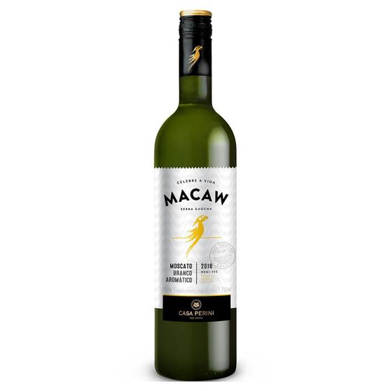 Imagem de Vinho Macaw Branco Moscato Demi-Sec 750ml