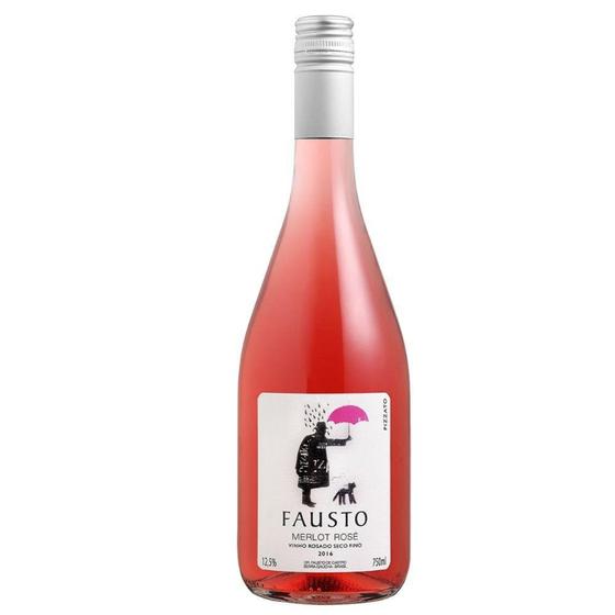 Imagem de Vinho Merlot Rosé Fausto de Pizzato 750ml