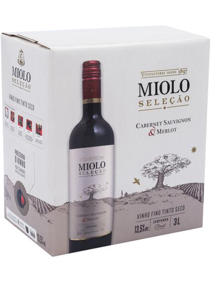 Imagem de Vinho Miolo Seleção Cabernet Sauvignon + Merlot Bag-in-Box 3000 mL