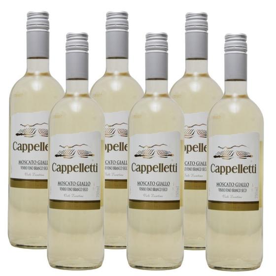 Imagem de Vinho Moscato Giallo 750ml Cappelletti Kit 6