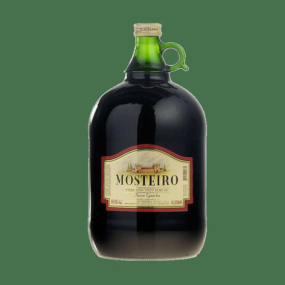 Vinho Mosteiro Tinto Meio Seco 4 Litros Menor preço em Vinho Mosteiro Tinto Meio Seco 4 Litros