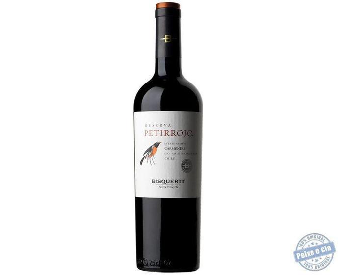 Imagem de Vinho Petirrojo Reserva Carmenere 2017 750ml - Bisquertt