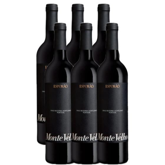 Imagem de Vinho Portugues Esporao Monte Velho Alentejo 750ml Kit 6 Und