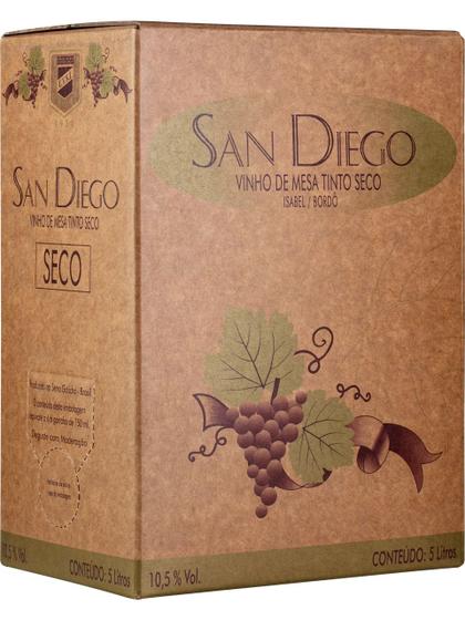 Imagem de Vinho San Diego Tinto Seco Bag-in-Box 5000 mL