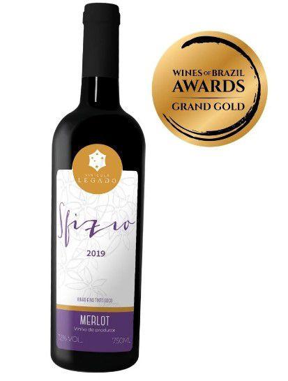 Imagem de Vinho Sfizio Merlot Tinto 2019 750 ml
