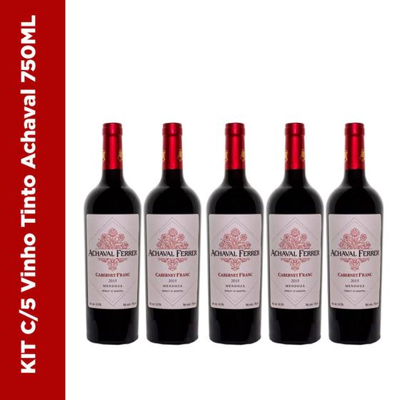 Imagem de Vinho Tinto Achaval-Ferrer Cabernet Franc  750ML KIT C/5