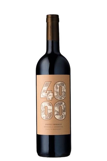 Imagem de Vinho tinto argentino 4000 petit verdot 2017 750ml