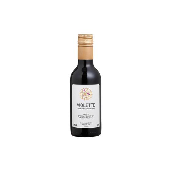 Imagem de Vinho Tinto Brasileiro Pizzato Violette Suave 187ml