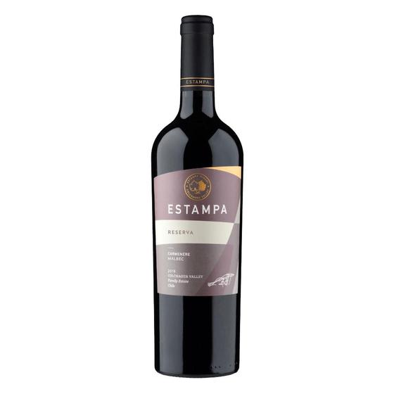 Imagem de Vinho Tinto Chileno Estampa Reserva Carmenere Malbec