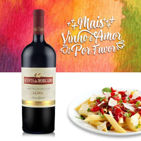 Vinho Tinto De Mesa Suave 750ml - Quinta Do Morgado - Cx. C/12 Unidades Menor preço em Vinho Tinto De Mesa Suave 750ml - Quinta Do Morgado - Cx. C/12 Unidades