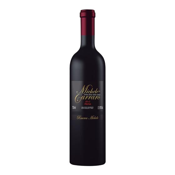 Imagem de Vinho Tinto Fino Seco Merlot Michele Carraro 750ml