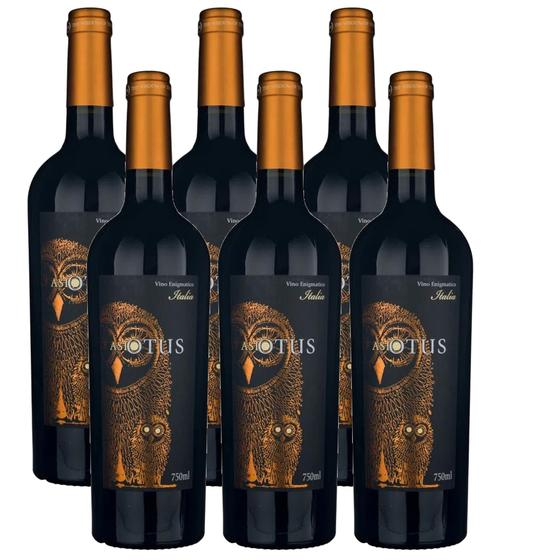 Imagem de Vinho Tinto Italiano Asio Otus Enigmatico 750ml 6 Und