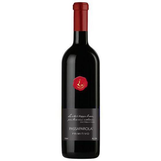 Imagem de Vinho tinto italiano Primitivo Puglia - Passaparola 2018 750 ml - Feudivini