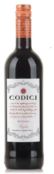 Imagem de Vinho Tinto Meio Seco Codici Puglia Rosso 750ml