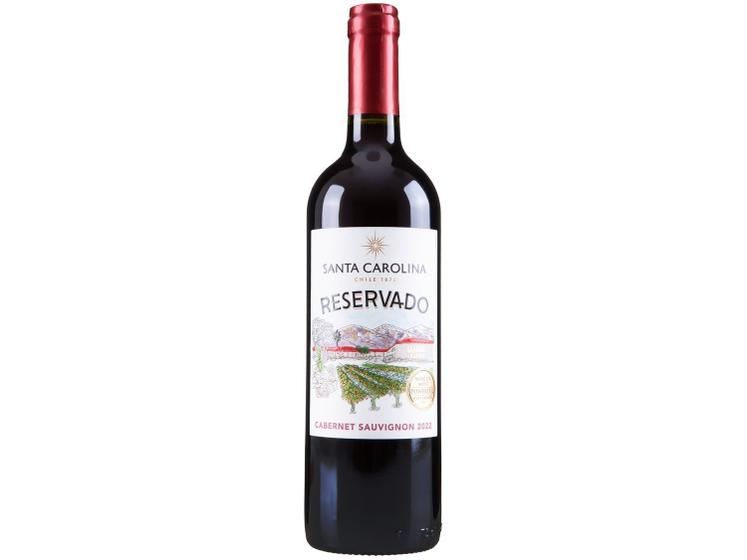 Vinho Tinto Meio Seco Santa Carolina Reservado Cabernet Sauvignon Chile 750ml