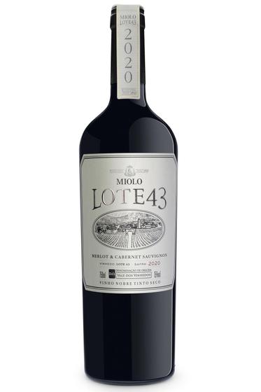 Imagem de Vinho Tinto Miolo Lote 43 Merlot  Cabernet Sauvignon 2022 750 Ml