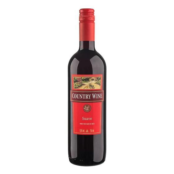 Imagem de Vinho Tinto Nacional Americana Country Wine Meio Suave 750 ml