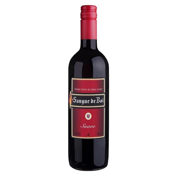 Imagem de Vinho Tinto Nacional Americana Sangue de Boi Suave 750 ml