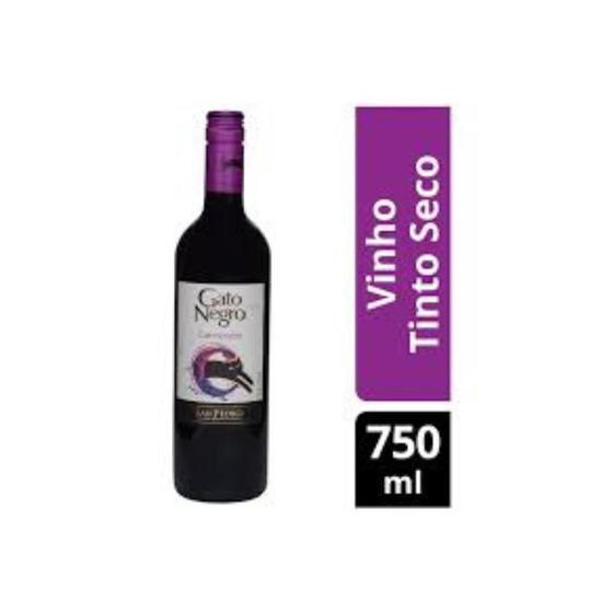 Imagem de Vinho Tinto Seco Gato Negro Carmenere Chileno 750ml