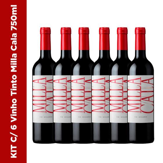 Imagem de Vinho Tinto Seco Vik Milla Cala 750ml KIT C/6