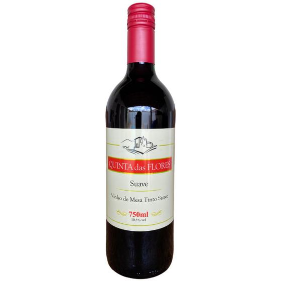 Vinho Tinto Suave Quinta das Flores 750 Ml Menor preço em Vinho Tinto Suave Quinta das Flores 750 Ml
