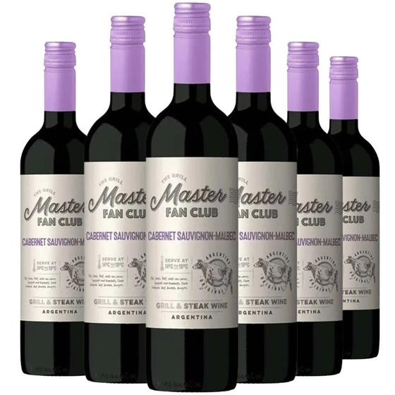 Vinho Tinto THE GRILL MASTER FAN CLUB Blend 750ml (6 unidades) Bodega