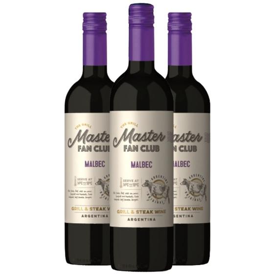 Imagem de Vinho Tinto The Grill Master Fan Club Malbec 750ml (3 und)