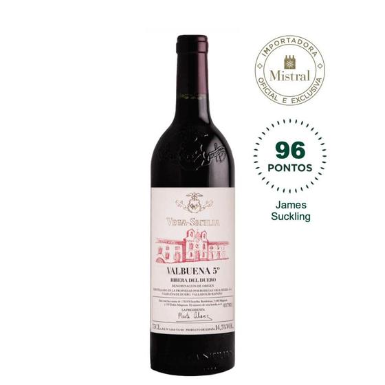 Imagem de Vinho Vega Sicilia Ribera del Duero DO Valbuena 5 Año 2018 (Vega Sicilia) 750ml