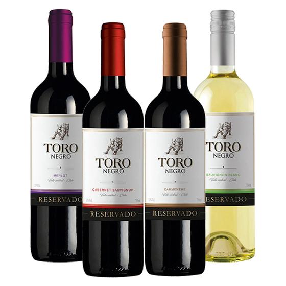 Imagem de Vinhos Toro Negro - Chile - Kit 4 unidades