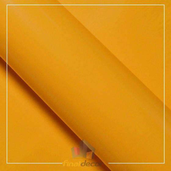 Imagem de Vinil Adesivo Amarelo Ouro 0,50 Largura x 1,0 Metro de Comprimento
