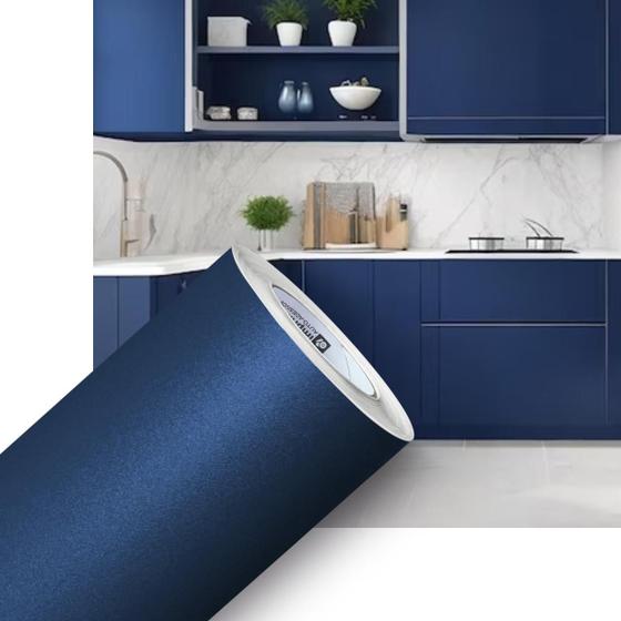 Vinil Adesivo Envelopamento Jateado Azul Petróleo 0,61x6m Menor preço em Vinil Adesivo Envelopamento Jateado Azul Petróleo 0,61x6m