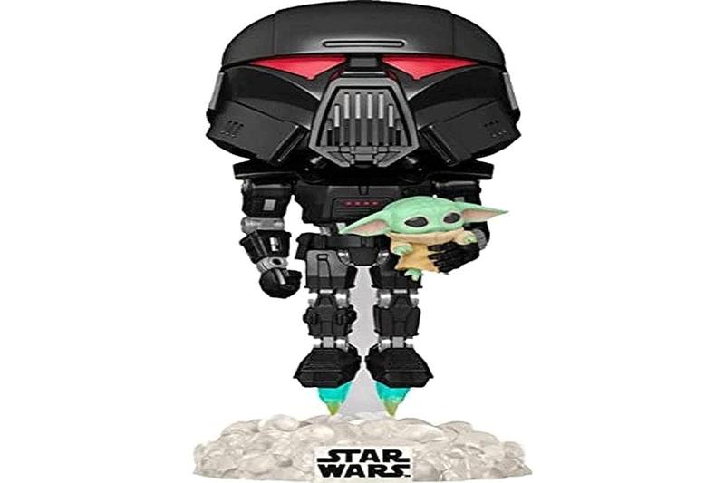 Imagem de Vinil pop Funko Star Wars Dark Trooper com Grogu 488