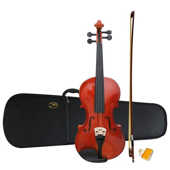 Imagem de Viola Clássica De Arco Al 1310 3/4 Alan Com Case Arco Breu Cavalete F097