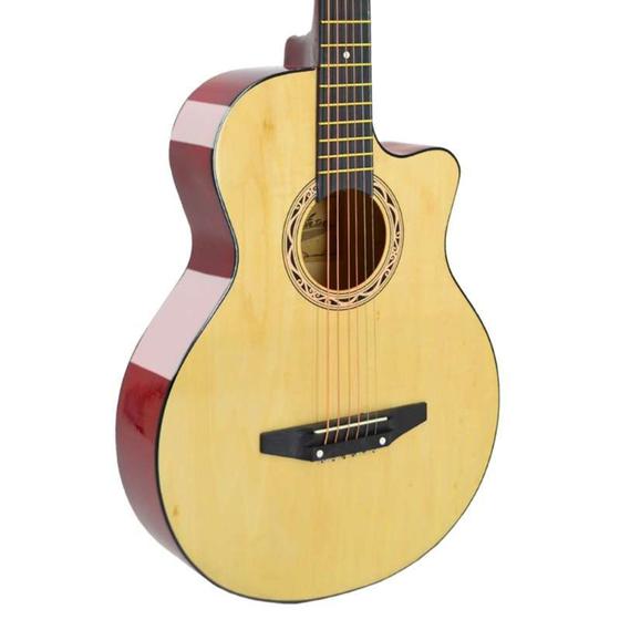 Imagem de Violão 38 Cutaway Aço Natural MXT Com Tensor 