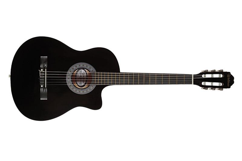 Imagem de Violão Acústico Cordas Nylon Cutaway Eletrico 38" Clce-1 Bk - Waldman