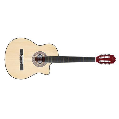 Imagem de Violão Acústico Cordas Nylon Cutaway Eletrico 38 Pol Clce-1 Nt - Waldman