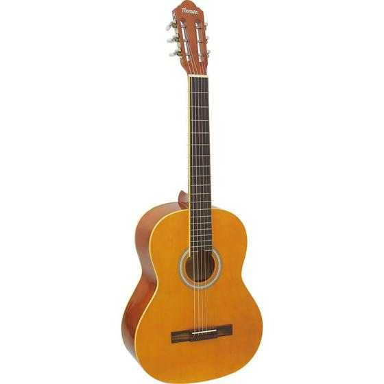 Imagem de Violão Acústico De Aço Para Destros Com Tensor Tcg 390 A Amarelo Thomaz F097