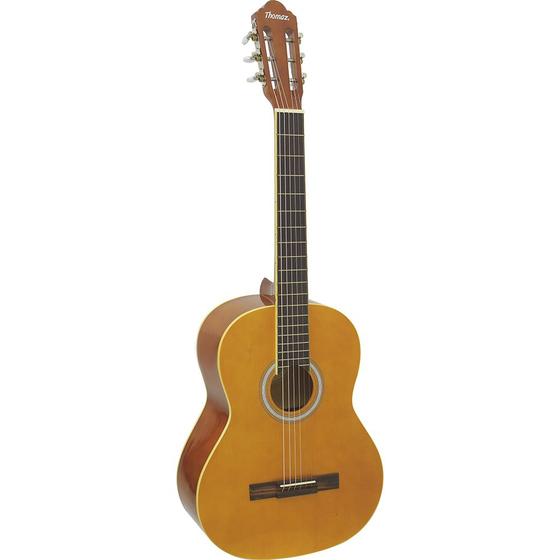 Imagem de Violão Acústico de Aço para Destros com Tensor TCG 390 A Amarelo Thomaz