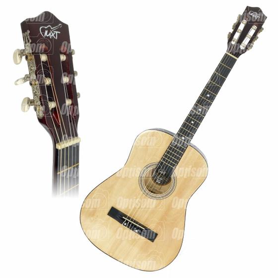 Imagem de Violão Acústico Marrom Clássico Nylon Mxt 38 Polegadas Com Tensor