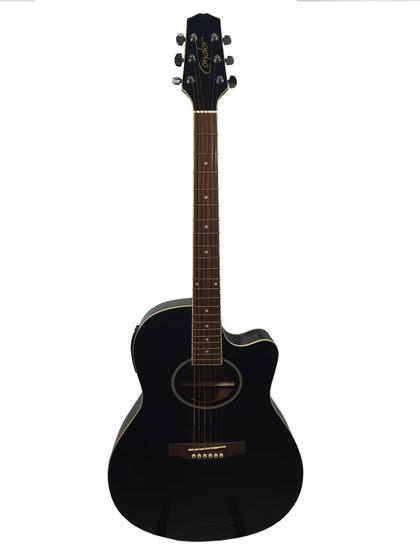 Imagem de Violão Condor Eletroacústico CS85 BK Preto Aço Cs-85