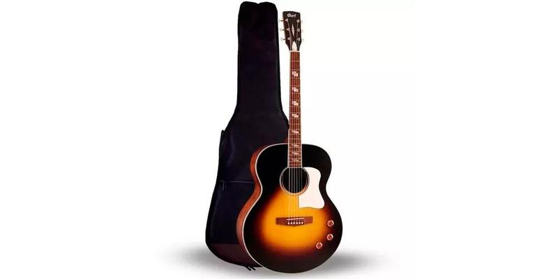 Imagem de Violao cort cj retro vintage sunburst matte com capa