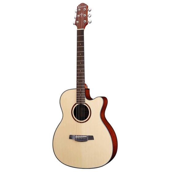 Imagem de Violão Crafter Hte-200 Jumbo Aço Natural Satin