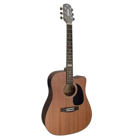 Imagem de Violão Elétrico Giannini Aço Folk GF1D CEQ Sapele Ws Cutaway