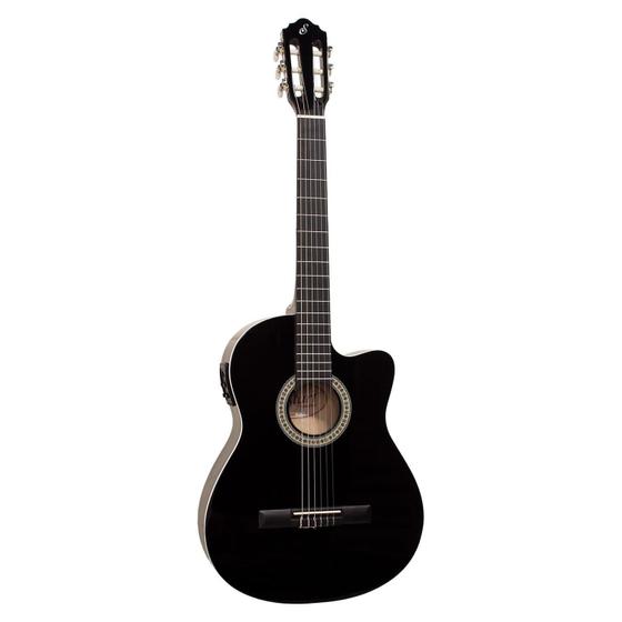 Imagem de Violão Elétrico Giannini NF-14 CEQ BK Nylon Preto NF14