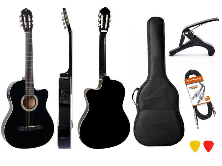 Violão Elétrico Giannini Sf14 Aço Flat Fino Natural Afinador é boa?