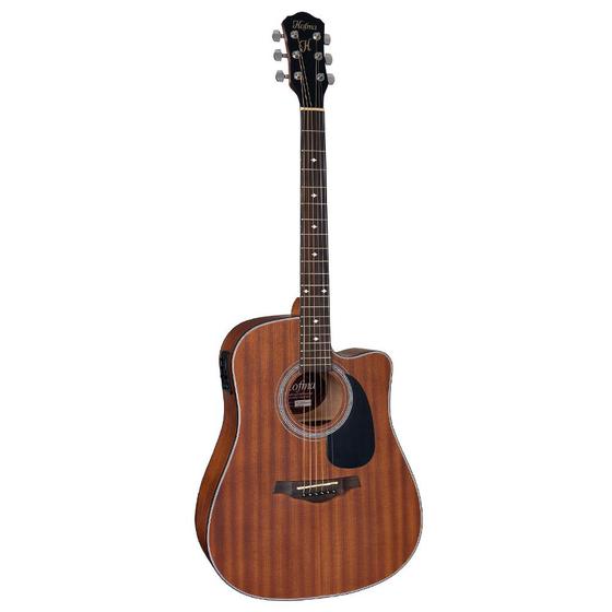 Violao Eletrico Hofma HMF250 STNT Folk Aco - Natural Acetinado Menor preço em Violao Eletrico Hofma HMF250 STNT Folk Aco - Natural Acetinado