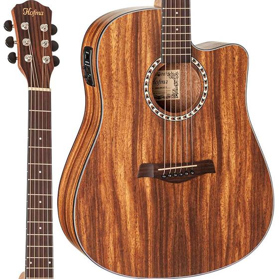 Violão Elétrico Hofma HMF280 STNT Folk Cutway Menor preço em Violão Elétrico Hofma HMF280 STNT Folk Cutway