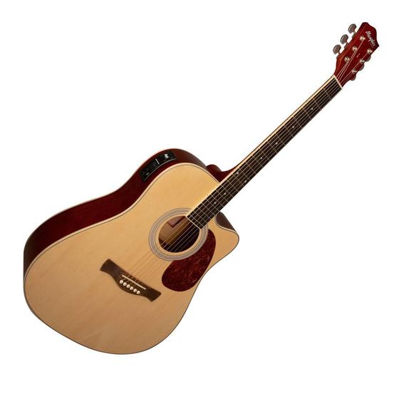 Imagem de Violão Elétrico Memphis Tagima Folk MD 18 NS Aço Natural Satin